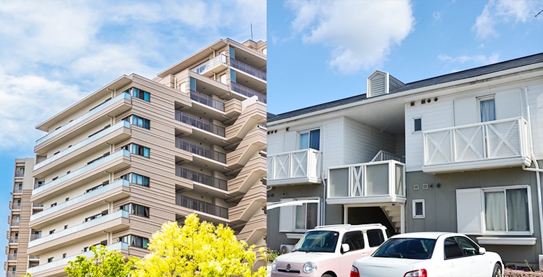 アパートとマンションの違いって？